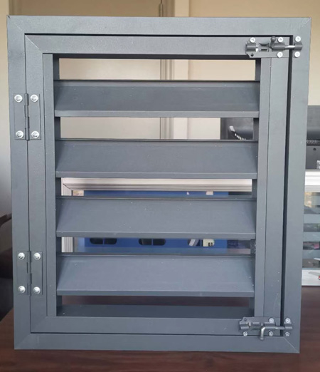 手動電動室外工業(yè)廠房百葉窗